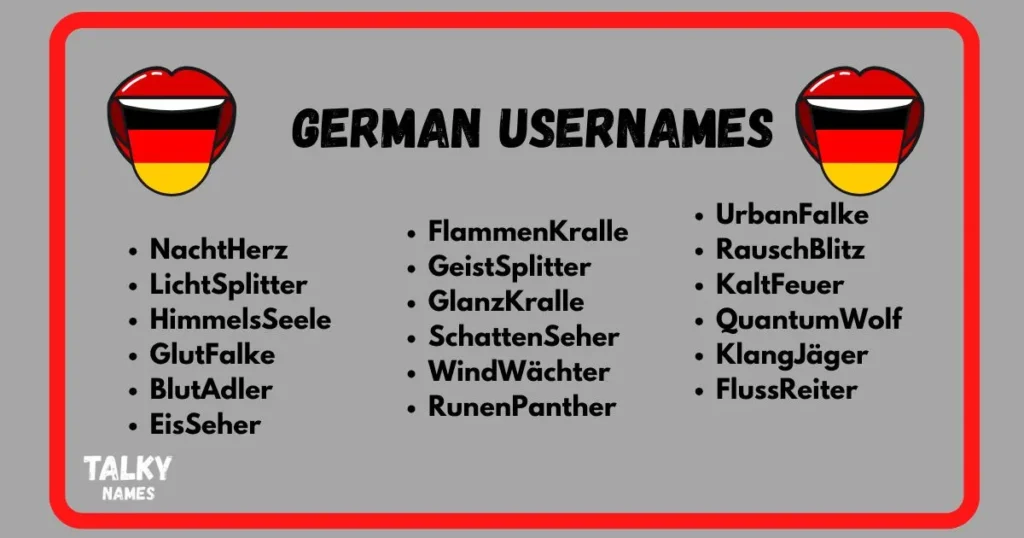 Best German Usernames