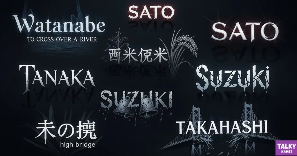 Japanese Last Names With Dark Meanings