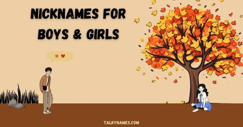 Nicknames for Boys & Girls With Generator