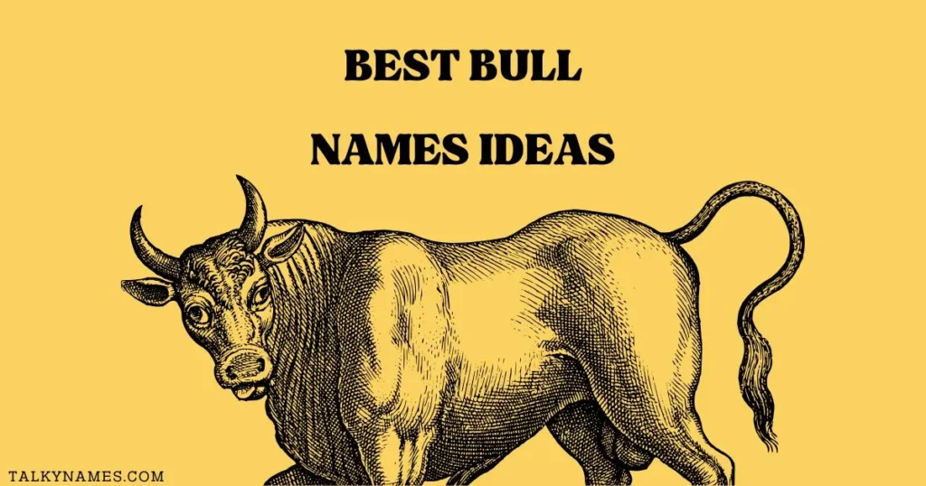 Best Bull Names Ideas With Generator