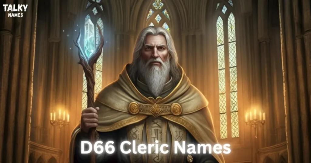 D66 Cleric Names With Generator