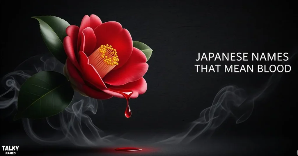 A collection of rare Japanese names associated with the meaning of blood, rooted in culture and history