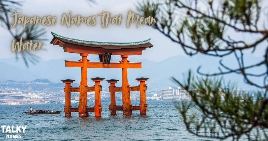 A list of beautiful Japanese names that symbolize water and flow