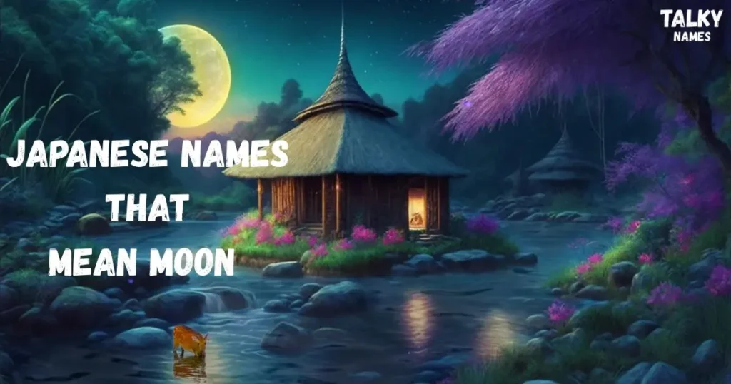 Names in Japanese culture that represent the moon