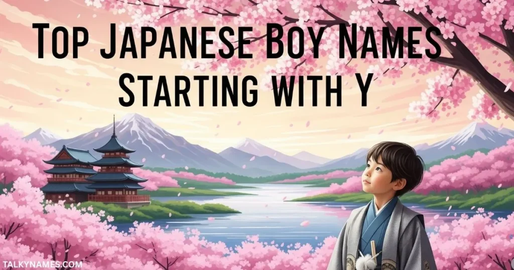 Japanese Boy Names Starting With Y