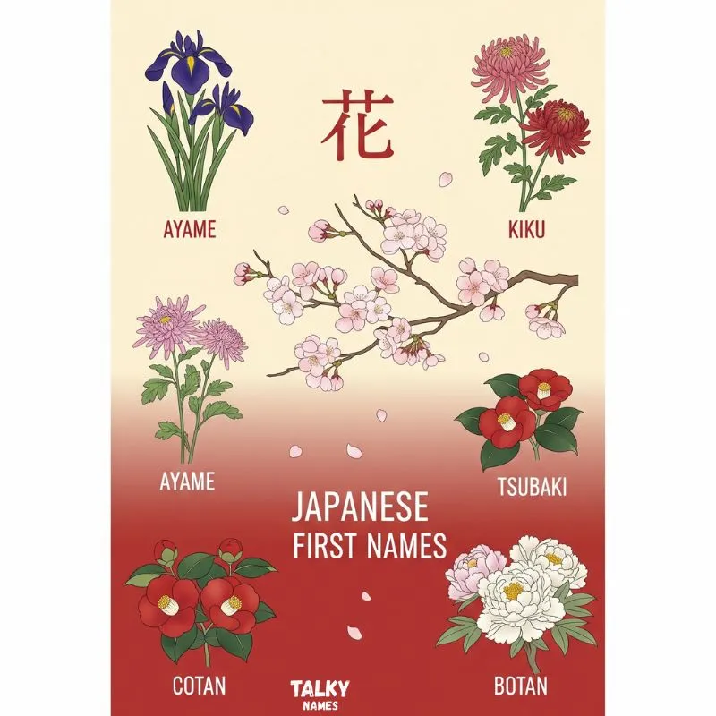 Japanese First Names Meaning Flower