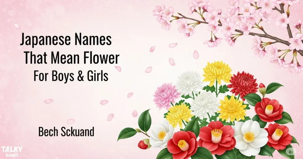 Japanese Names That Mean Flower For Boys & Girls