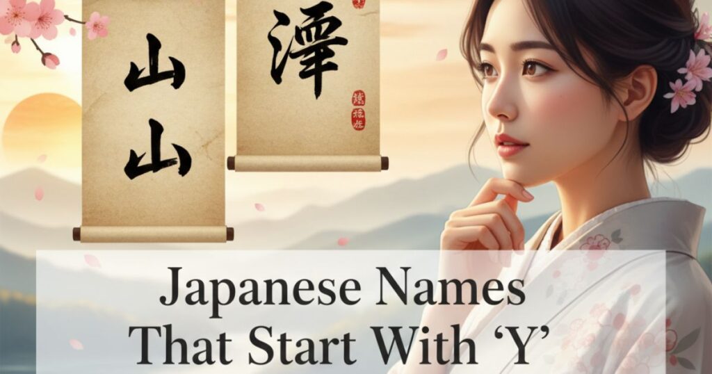 400+Japanese Names That Start With “Y” Beautiful, Unique & Meaningful Choices 400+Japanese Names That Start With “Y” – Beautiful, Unique & Meaningful Choices