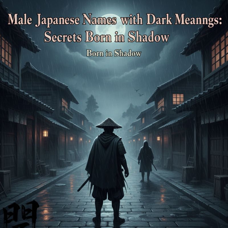 Male Japanese Last Names with Dark Meanings