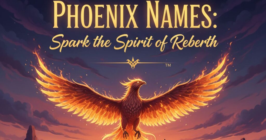 Phoenix Names: Spark the Spirit of Rebirth Phoenix Names: Spark the Spirit of Rebirth