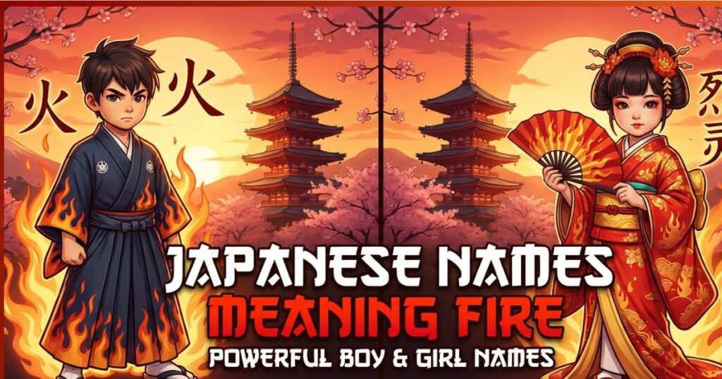 Japanese Names Meaning Fire Powerful Boy & Girl Names Japanese Names Meaning Fire: Powerful Boy & Girl Names
