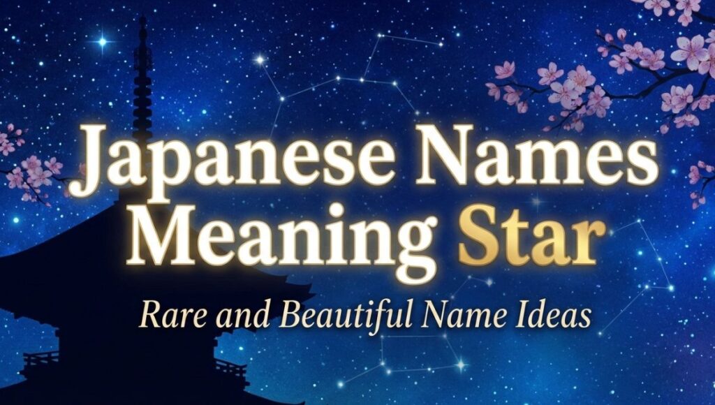 Japanese Names Meaning Star Rare and Beautiful Name Ideas