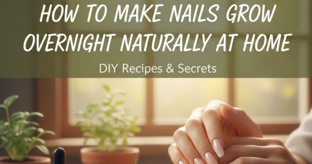 How to Make Nails Grow Overnight Naturally at Home