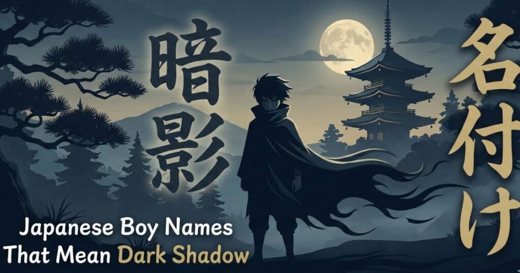Japanese Boy Names That Mean Dark Shadow Nazuke