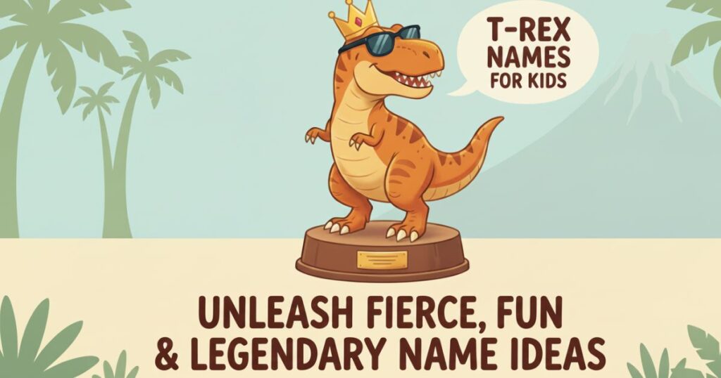T-Rex Names for Kids Unleash Fierce, Fun & Legendary Name Ideas T-Rex Names for Kids Unleash Fierce, Fun & Legendary Name Ideas