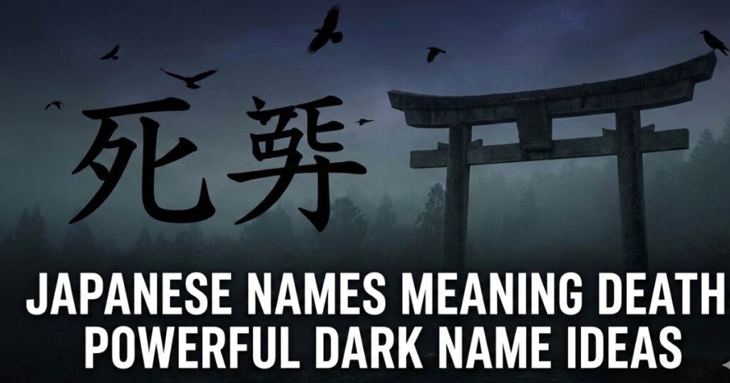 Japanese Names Meaning Death: Powerful Dark Name Ideas