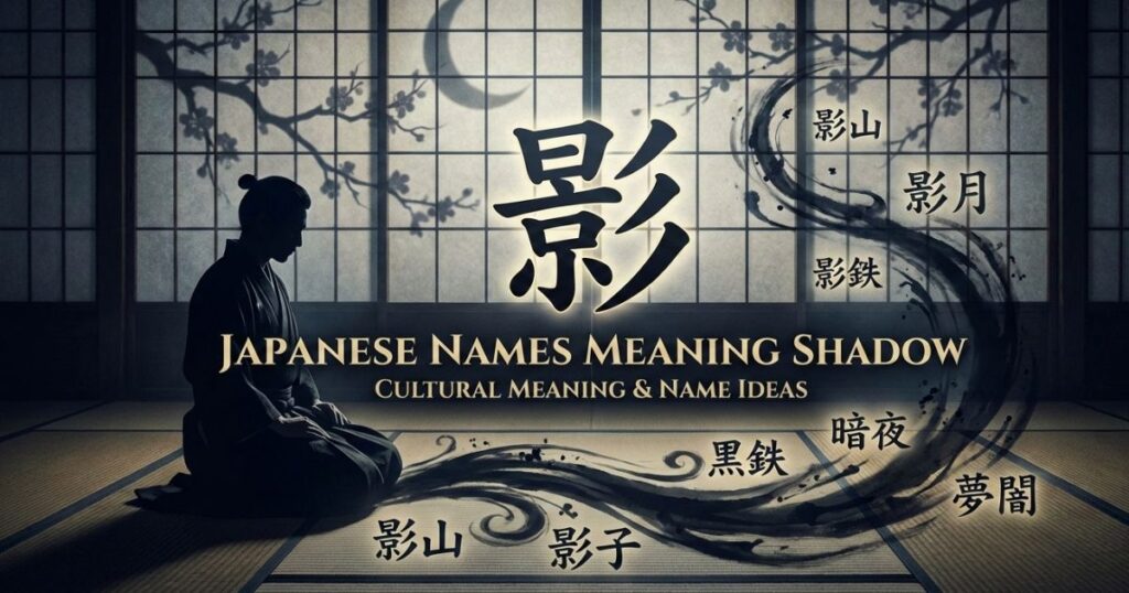 Japanese Name Meaning Shadow Cultural Meaning & Name Ideas
