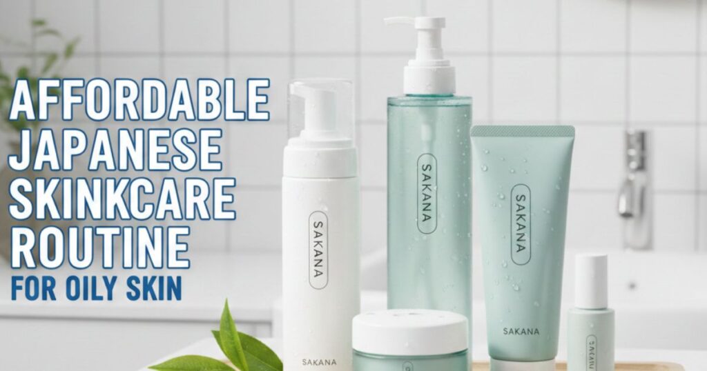 Affordable Japanese skincare routine for oily skin