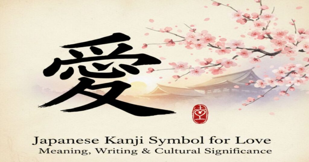 Japanese Kanji Symbol for Love: Meaning, Writing & Cultural Significance
