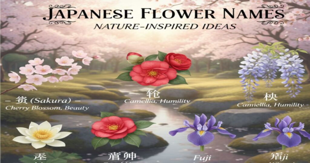 Japanese Flower Names with Meanings: Nature-Inspired Name Ideas