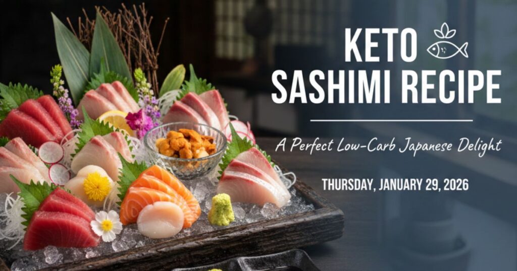 Keto Sashimi Recipe: A Perfect Low-Carb Japanese Delight