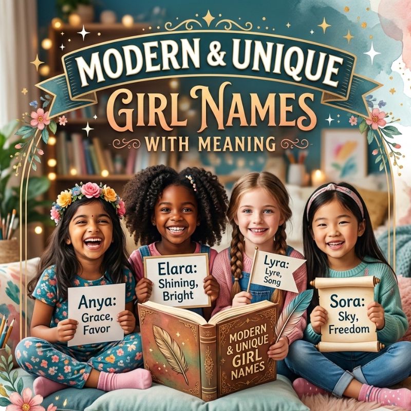Modern Unique Girl Names with Meaning