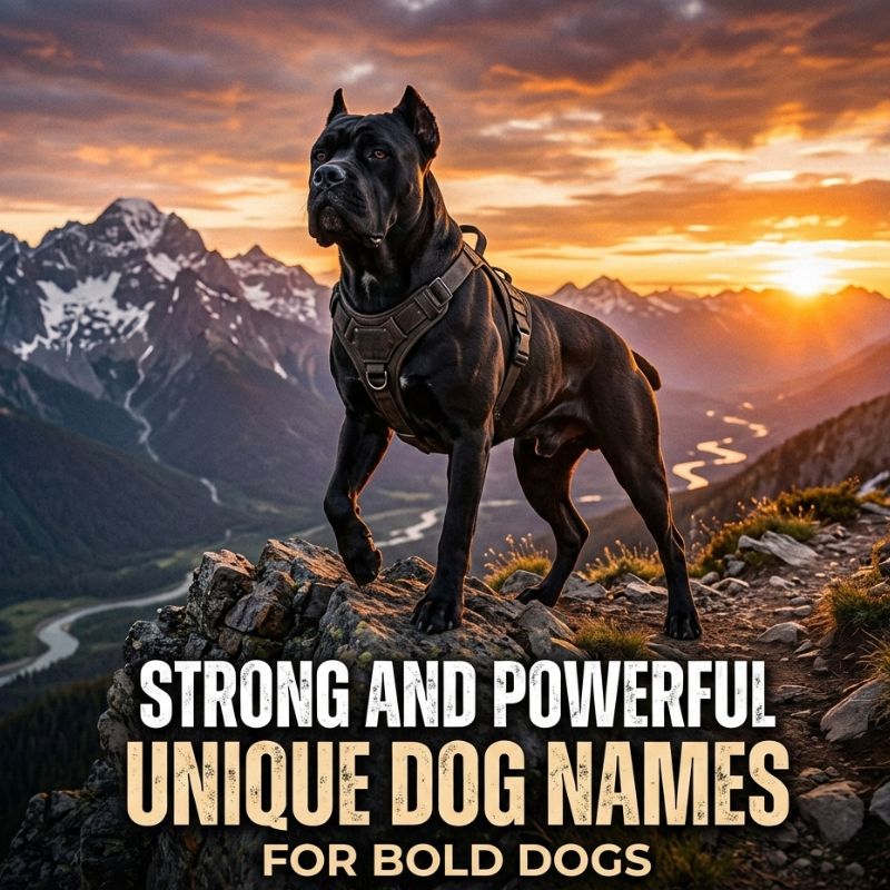 Strong and Powerful Unique Dog Names for Bold Dogs