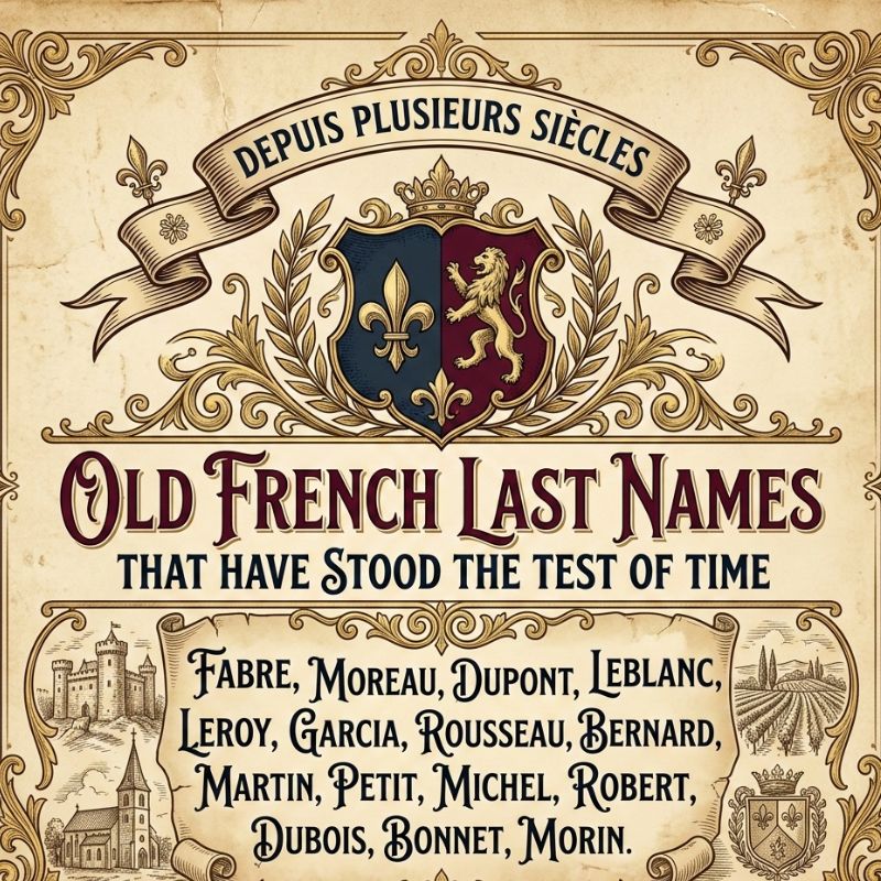 Old French Last Names That Have Stood the Test of Time