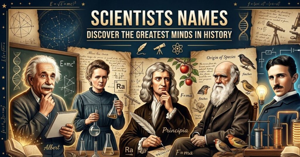 Scientists Names Discover the Greatest Minds in History