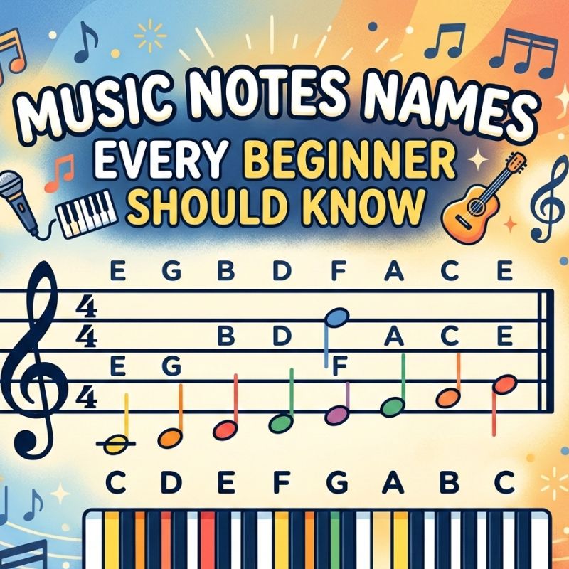 Music Notes Names Every Beginner Should Know