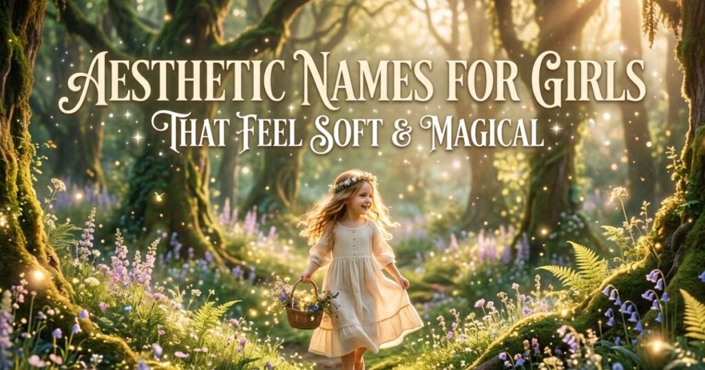 Aesthetic Names for Girls That Feel Soft & Magical